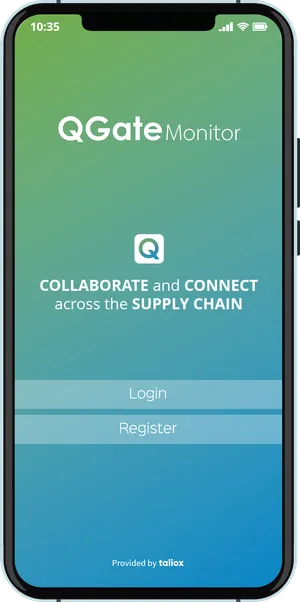 QGate App Login Screen